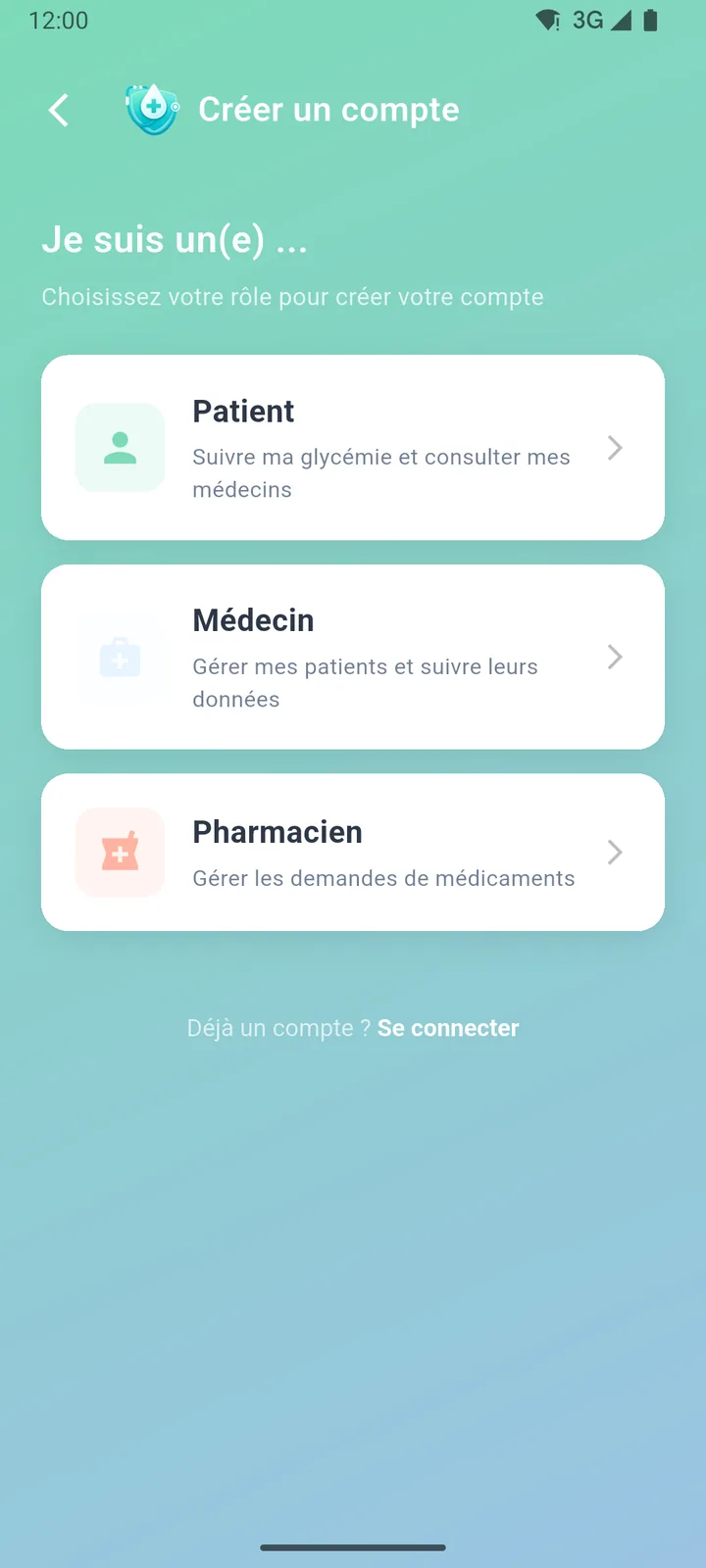 DiabCare — Gestion du diabète — Captures d'écran 2