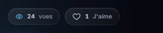 Des vues et des « j'aime » en direct